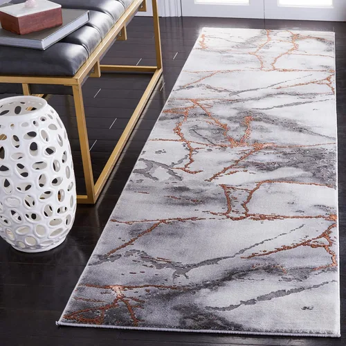 Miniatura 13 de SAFAVIEH Craft Collection Alfombra de Acento - 2' x 3', Gris y Azul, Diseño Contemporáneo, Resistente a las Manchas, Ideal para Áreas de Alto