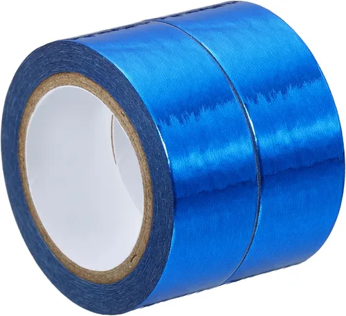 Miniatura 6 de PATIKIL Cinta Washi metálica de 0.591 in x 16.4 ft, 2 rollos de adhesivo autoadhesivo para decoración de manualidades, color plateado Plata