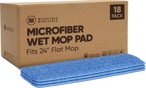 Miniatura 10 de Microfiber Wholesale Almohadilla de microfibra absorbente de 18 pulgadas, reutilizable, lavable a máquina, repuestos (paquete de 2)