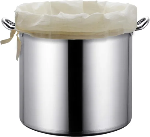 Miniatura 4 de CONIE - Bolsa coladora grande de 16 x 20 pulgadas, se adapta a hervidores de 40 a 50 cuartos de galón para cerveza casera, cerveza, vino, leche
