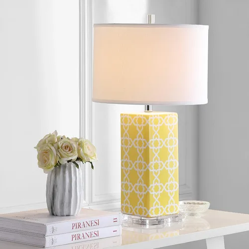 Miniatura 2 de Safavieh Lighting Collection - Lámpara de mesa (2 unidades), color amarillo