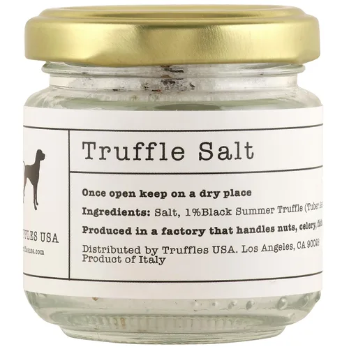 Miniatura 2 de TRUFFLES USA Sal de trufa 3.5 oz (100g) - Importado de Italia - Alimento especial Sal de trufa - Vegetariano - Sin gluten