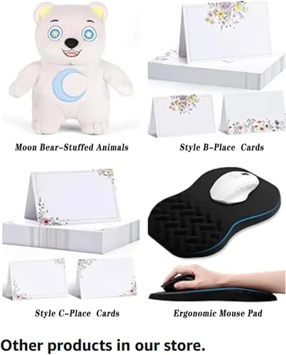 Miniatura 8 de Oso de peluche Moon Bear, lindas muñecas, suaves al tacto, exquisita artesanía, juguete de peluche cosido a mano, para todas las edades, diseño