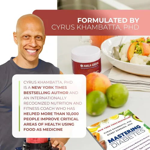 Miniatura 5 de Polvo de Amla y Té Verde - Suplemento de Superalimento con Hibisco, 20x Amla Ultra Concentrada, Apoyo Antioxidante, Hecho con Té Oolong y Grosellas