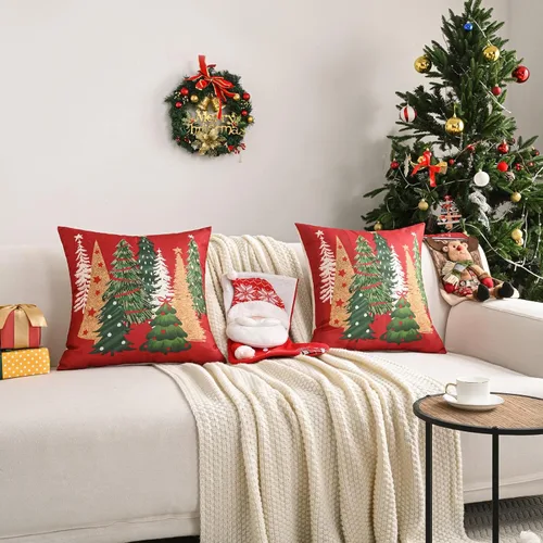 Miniatura 6 de FUTEI Regalos para Niños, Fundas de Almohada Decorativas Gamer'Spot de 18x18 Pulgadas, Juego de 1, Decoración Navideña del Hogar para Sofá, Cama