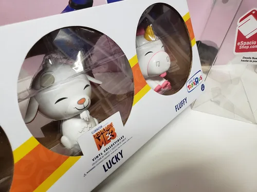 Miniatura 7 de Funko Dorbz: Despicable Me 3 - Figura de vinilo de 3 pulgadas, esponjosa, Agnes y Lucky