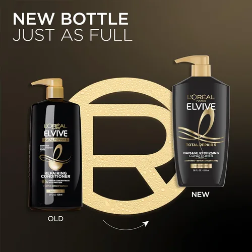 Miniatura 5 de L'Oreal Paris Elvive Total Repair 5 Acondicionador Reparador para Cabello Dañado Acondicionador con Proteína y Ceramida para Cabello Fuerte Sedoso