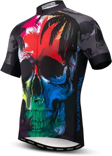 Camiseta de ciclismo para hombre, camiseta de ciclismo para carreras de carretera, MTB, BMX, Dirt Road, secado rápido, cómoda, absorbe la humedad