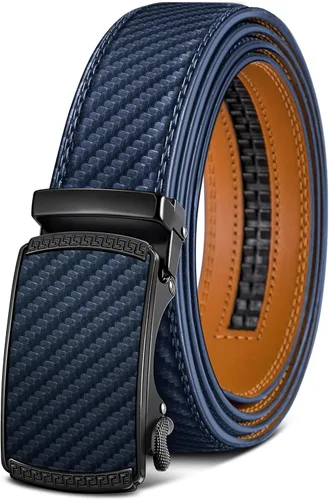 BULLIANT - Cinturón con diseño de trinquete deslizante para hombre, para usar con pantalón de vestir y camisa Oxford, ajustable a medida