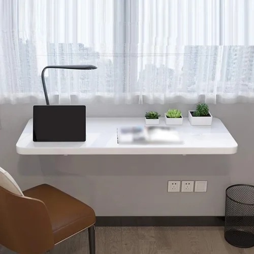 Miniatura 2 de Mesa plegable flotante de pared, mesa de comedor de cocina, mesa de ordenador portátil, mesa de jardín, mesita de noche, mesas de bar, banco