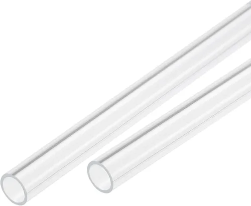 Miniatura 11 de MECCANIXITY Tubo acrílico transparente rígido redondo 18mm (0.7") ID 0.866 in (7/8") OD 14" para lámparas y linternas, sistema de refrigeración por