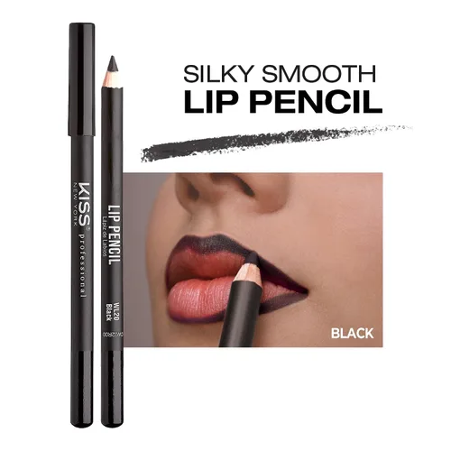 Miniatura 3 de KISS NEW YORK Lápiz labial delgado profesional, delineador de labios suave y cremoso, color de labios rico y de larga duración, maquillaje de labios