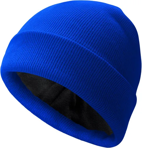 Miniatura 19 de PFFY Beanie for Men Women Unisex Knit Cuffed Plain Winter Thick Lined Beanies Hats