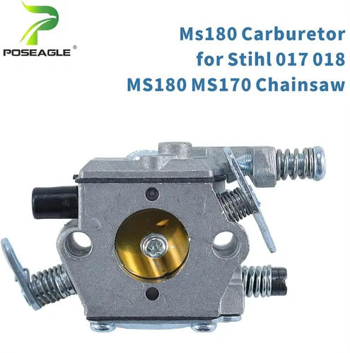 Miniatura 4 de Carburador MS180 para motosierra Stihl 017 018 MS170 MS 180 MS170C MS180C Reemplaza Compatible con Stihl 1130 120 0603 11301200603 1130-120-0603