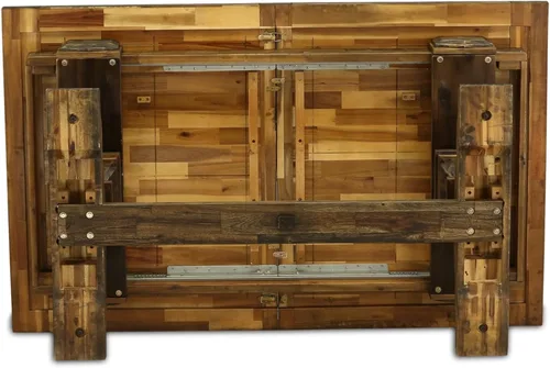 Miniatura 11 de East West Furniture LAGA11-78-03 - Juego de mesa de comedor de 11 piezas, incluye una mesa de comedor rectangular con hojas extraíbles y 10 sillas