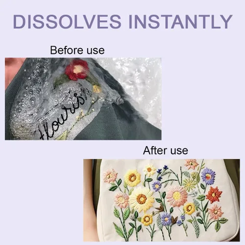 Miniatura 6 de Estabilizador de bordado soluble en agua pegajoso de 8.5 x 11 pulgadas, para imprimir papel para imprimir o dibujar patrones para bordado a mano y a