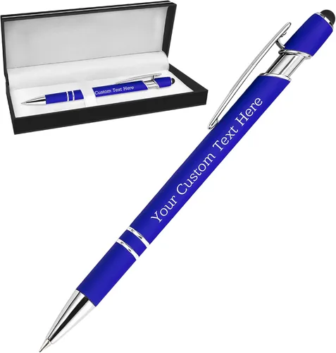 Miniatura 69 de Bolígrafos personalizados personalizados con grabado gratuito a granel con mensaje de nombre, bolígrafos personalizados para negocios, oficina