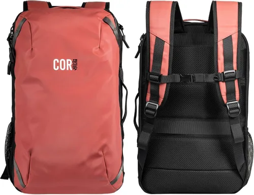 Miniatura 15 de COR Surf - Mochila de viaje aprobada para vuelo, de cabina, para laptop Mochila de equipaje de fin de semana para negocios, unisex, 28 l
