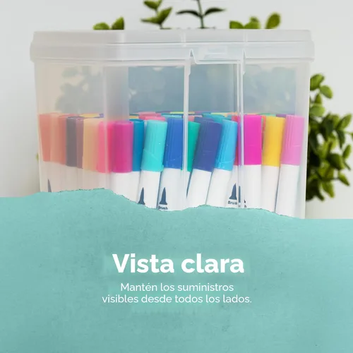 Miniatura 8 de IRIS USA Contenedores de almacenamiento verticales de plástico con tapa abatible para despensa, hogar, oficina, organización, pequeños, organizador