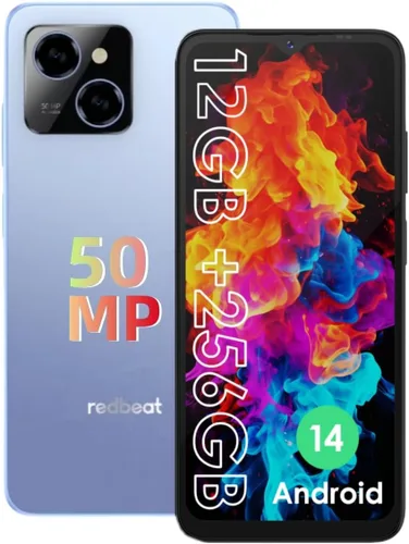 Miniatura 11 de Redbeat Teléfonos celulares Android 14 desbloqueados D5 8 núcleos 1.6GHz procesador 6.52 pulgadas IPS, 5000mAh, 6GB RAM 64GB ROM expandible 1TB