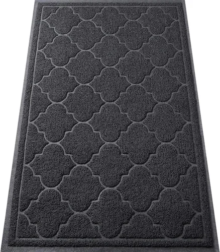 Miniatura 9 de LuxStep Tapete para Puerta Grande 24x36 Pulgadas Interior Exterior, Tapete Antideslizante de Diseño de Perfil Bajo, Tapete de Piso, Tapete
