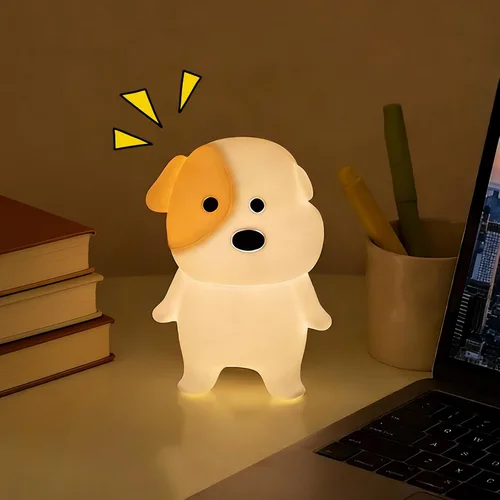 Miniatura 13 de Luz nocturna de abeja, bonita lámpara de noche de animales de silicona, lámpara de noche para habitación de niños, lámpara LED regulable, lámpara