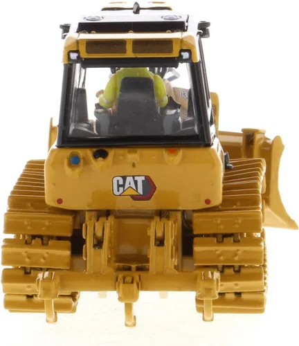 Miniatura 2 de Caterpillar D3 Bulldozer 1:50 - Modelos High Line de Diecast Masters - 85673 - Pistas de metal, apertura del compartimento del motor y detalle