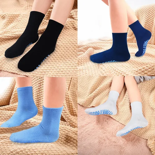 Miniatura 4 de Tphon Calcetines para niños pequeños con pinzas para niños y niñas, calcetines antideslizantes para niños, 15 pares de calcetines de media