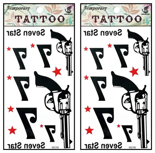 Miniatura 24 de Tatuajes de 2 hojas coloridas y hermosas flores de orquídea de jazmín rosa, temporales, tatuajes falsos de fantasía, moda para mujeres, pintura
