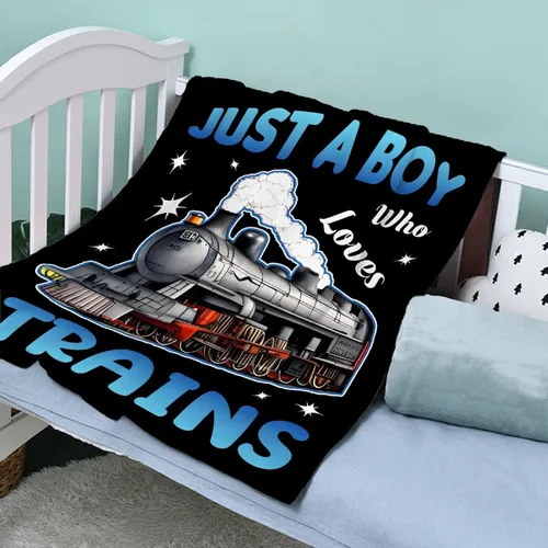 Miniatura 18 de Manta de camión de basura con texto en inglés "Boy Who Loves Garbage" para niños y hombres, manta de franela para regalo, manta de franela acogedora