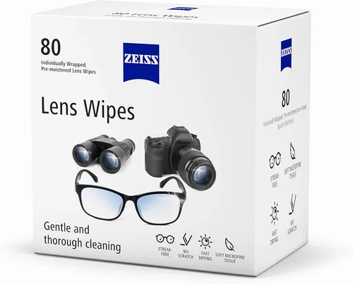 Miniatura 2 de ZEISS - Toallitas de limpieza prehumedecidas para lentes, 80