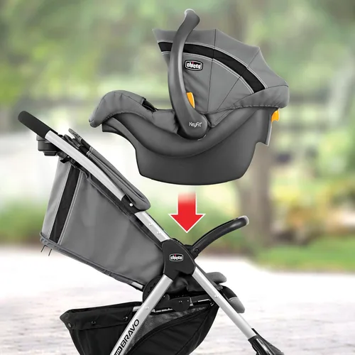 Miniatura 9 de Chicco KeyFit - Asiento y base de automóvil infantil Asiento trasero para bebés de 4 a 22 libras Incluye soporte para cabeza y cuerpo Encore