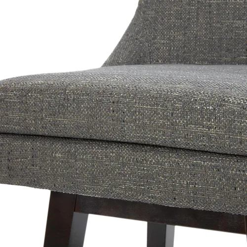 Miniatura 8 de CHITA Taburete de bar giratorio de altura de mostrador, taburete de bar tapizado, altura del asiento de 26.8 pulgadas de alto, tela en niebla