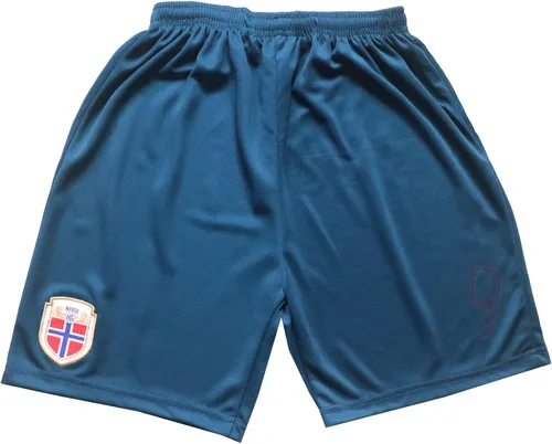 Miniatura 5 de HOMEMI Ropa deportiva juvenil Noruega 9 Haaland Kids Away Soccer JerseyShorts Football Socks Set