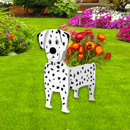 Miniatura 16 de Maceta de Perro English Springer Spaniel, Macetas de Plantas, Bonita Maceta de Jardín para Perros, Macetas de Perro Regalos de Cumpleaños