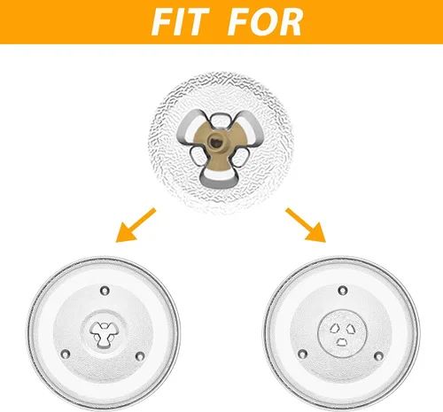 Miniatura 3 de 2 acopladores de placa giratoria para microondas, piezas de repuesto para horno de microondas, soporte de guía de rodillo, accesorios para plato