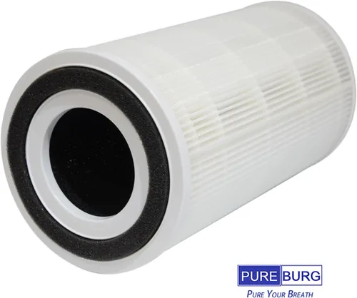 Miniatura 2 de PUREBURG Filtro de repuesto compatible con Conair AP04 purificador de aire para habitación media, H13 True HEPA y filtración multicapa de carbón