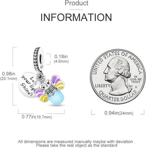 Miniatura 6 de Hapour Abalorios de plata de ley 925 aptos para pulseras de dije, dije de corazón de sol para mascotas, pulsera y collar, cuentas de joyería