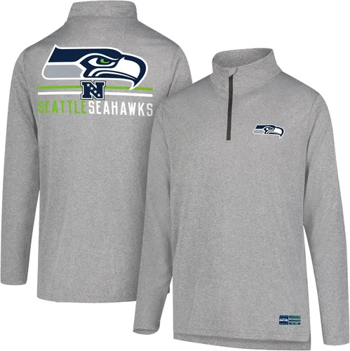 Miniatura 22 de Ultra Game Men's NFL Official Super Soft Quarter Zip Long Sleeve T-Shirt