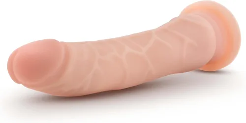 Miniatura 6 de Blush Dr. Skin Plus - Consolador largo realista de 9 pulgadas, triple densidad, ultra suave pero firme, anillo tórico de TPE suave, compatible