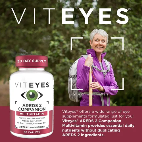 Miniatura 2 de Viteyes Classic AREDS 2 Suplemento multivitamínico complementario, fórmula multivitamínica integral para AREDS 2 usuarios, 30 cápsulas, cápsulas
