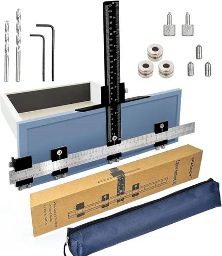 Plantilla de extracción de gabinete, plantilla de hardware de puerta de gabinete/cajón para instalación de manija/perilla/tirador, plantilla de