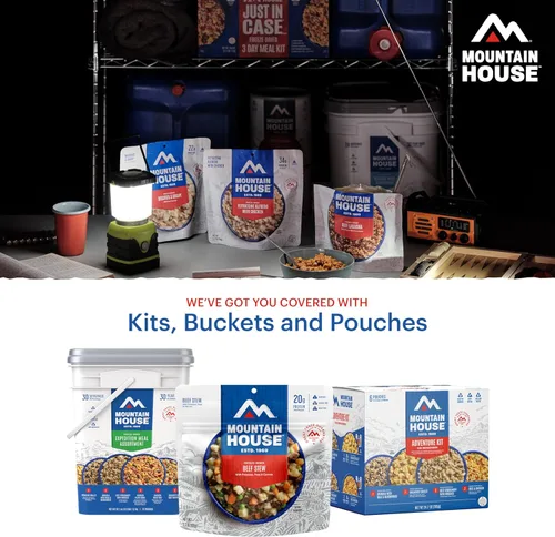 Miniatura 7 de Mountain House Emergency Meal Assortment Kits, Freeze-Dried Survival Food Kit for Disaster Preparedness & Long-Term Storage, 30-Year Shelf Life