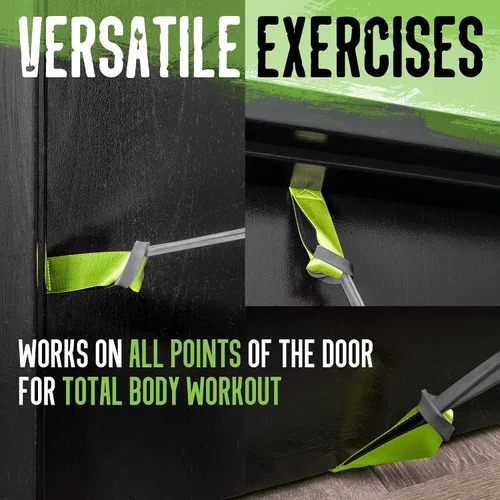 Miniatura 5 de Gradient Fitness Anclaje de puerta para bandas de resistencia Anclajes de puerta de banda de resistencia resistente para correas de estiramiento