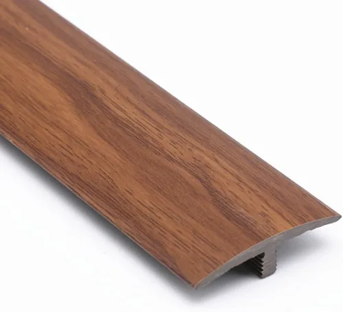 Miniatura 12 de KADEUX Tira de umbral para puertas de 1.6 pulgadas de ancho, tiras de PVC moldeadas en T, reductor de umbral autoadhesivo, tira de unión de piso