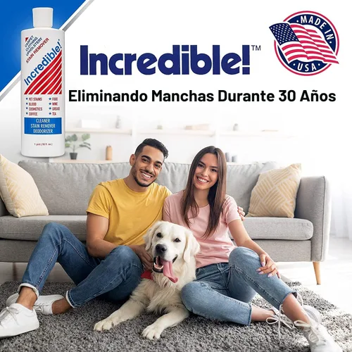 Miniatura 6 de INCREDIBLE! Removedor de manchas – Removedor instantáneo de manchas para manchas nuevas y viejas – Sangre, vino tinto, café, orina, cosméticos