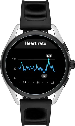 Miniatura 7 de Emporio Armani - Smartwatch 3 con tecnología Wear OS de Google con altavoz frecuencia cardíaca GPS NFC y notificaciones de celular inteligente Negro