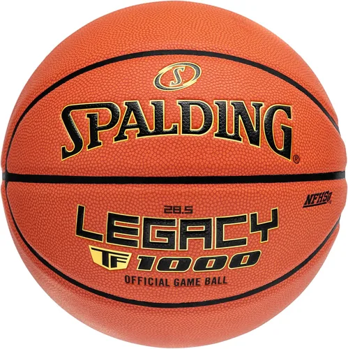 Miniatura 10 de Spalding Legacy TF-1000 - Balones de baloncesto para interiores, cubierta compuesta de microfibra que absorbe la humedad, aprobada por la escuela