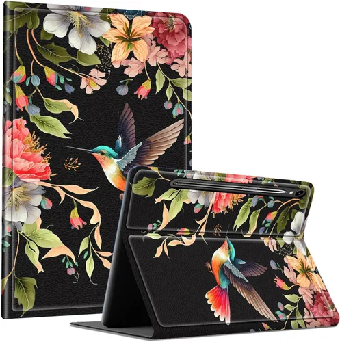 Miniatura 53 de Slim Case for Samsung Galaxy Tab S10 Lite / S10 FE / S9 FE 10.9" & Galaxy Tab S9 11", Multi-Angle Stand PU Leather Smart Folio Cover with Soft TPU