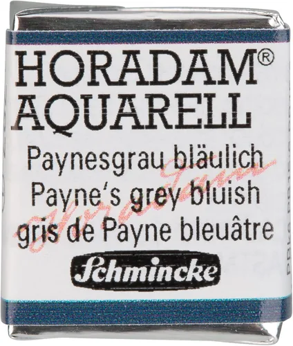 Miniatura 75 de Schmincke - HORADAM® AQUARELL - acuarelas de los mejores artistas, 786 Antracita, 14 786 044, 1/2 sartén